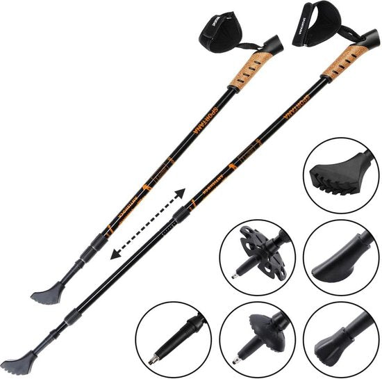 Deuba Sportana Nordic Walking Stöcke - orange