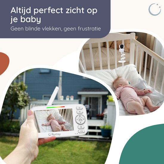 Numsy Baby-Monitor-Halterung - Baby-Monitor-Halterung - Flexible Kamera-Halterung - Baby-Kamera - Baby-Monitor-Ständer