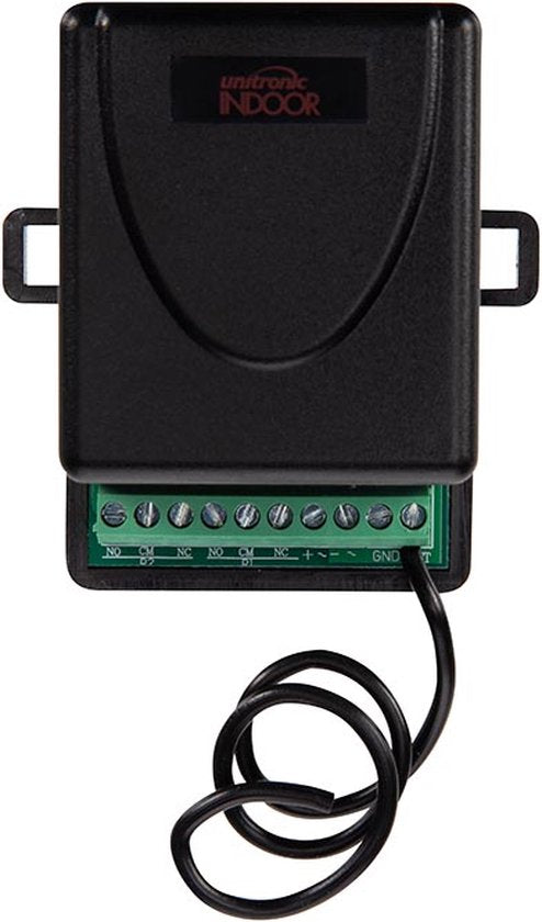 Unitronic Funk 2-Kanal-Fernbedienungsset: 2 Sender & 1 Empfänger, 433,92 MHz, für 140 Geräte, energieeffizient, ideal für die komfortable Hausautomation