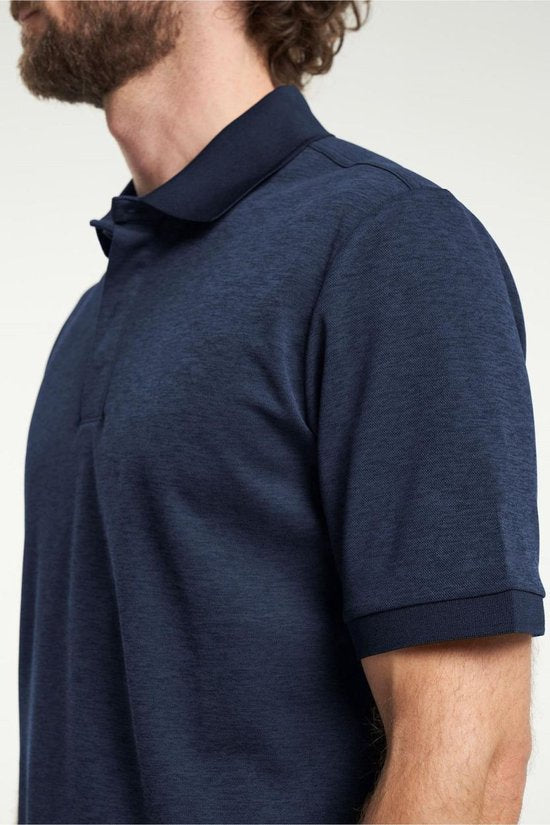 Tenson TXlite Melange Polo 465018060 - Dunkelblau - 3XL