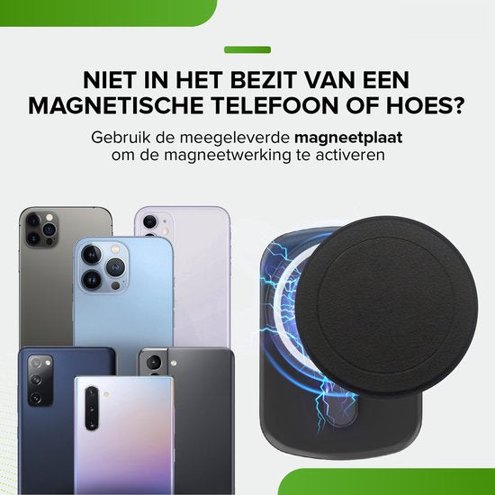 iSetchi Powerbank 10000 mAh - Klein - 20W USB-C - MagSafe