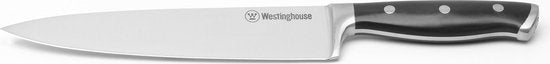 Westinghouse Kochmesser - Professionelles Küchenmesser - rostfreier Stahl - 20 cm - Schwarz