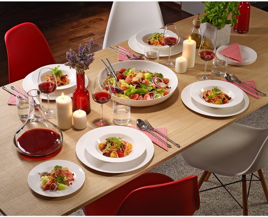 Villeroy & Boch For Me Flache Schale aus Porzellan, 24 cm