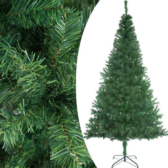 Casaria Weihnachtsbaum 150 cm PVC - Metallfuß - Grün