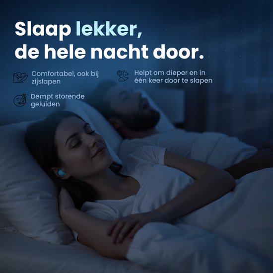PurelyGoods® Schlaf-Ohrstöpsel - 20 Silikon-Schlaf-Ohrstöpsel - Anti-Schnarch - Seitenschläfer
