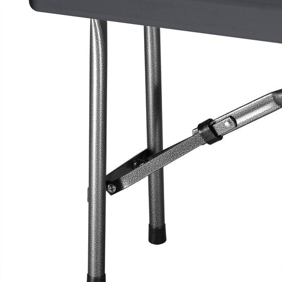 Casaria 2er Set Bierbänke - klappbar 8 Personen 183cm- Anthrazit