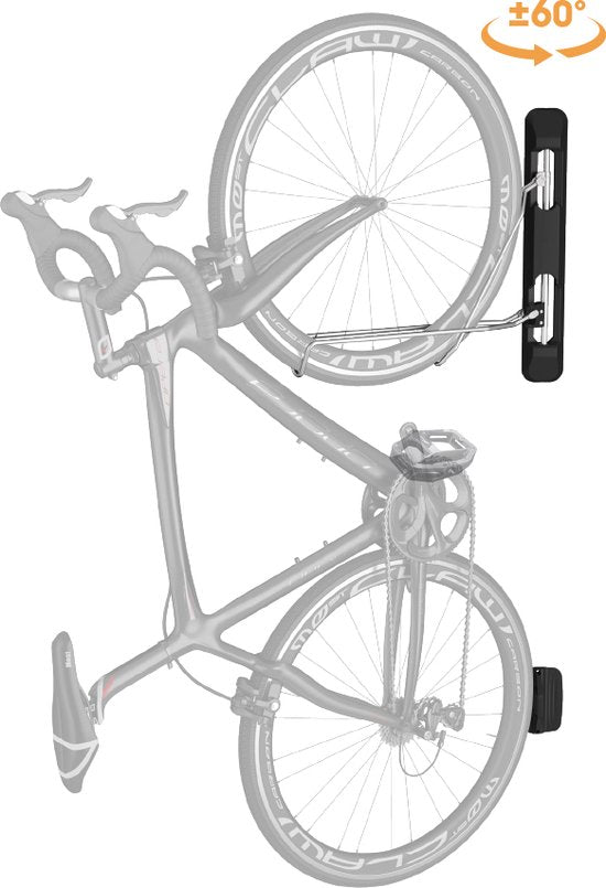 Fahrradhalterung Wandhalterung - Drehbar - 2,1 bis 2,8 Zoll Reifendicke