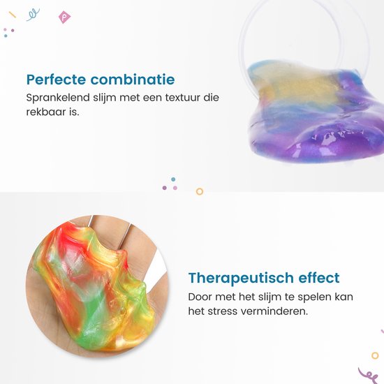 Partizzle 24x Galaxy Slime Pack - Universe Astronaut Handout Gifts - Grabbelton Making Slime Toys - Treat Gifts for Kids - Farbig