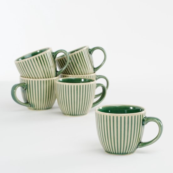 Mica Decorations Elice Becher - 210 ml - Keramik - Grün
