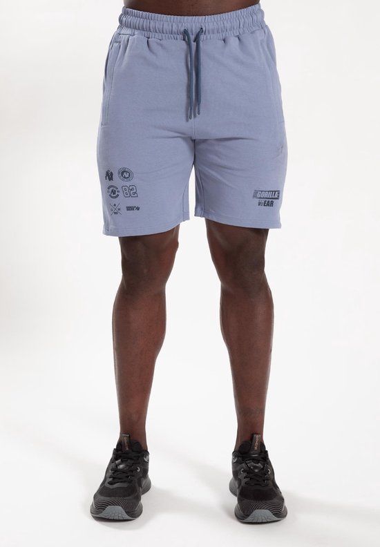 Gorilla Wear Lopez Shorts - Stonewash Blau - L