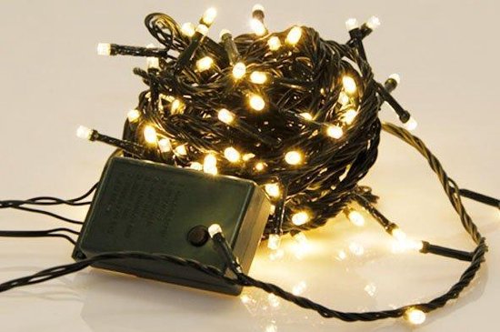 Sparkle Light Led 8m 120l Warm White Green Wire 24v Modulator Ext.2.5m