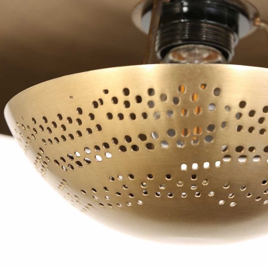 Anne Lighting Deckenleuchte Brassi - 20cm x Ø42 cm - Fassung E27 - Metall - Bronze