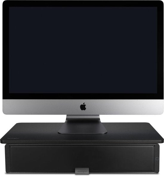 Kensington UVStand™ Monitorständer mit UVC-Sterilisationsfach/Aufbewahrungsschublade - Schwarz