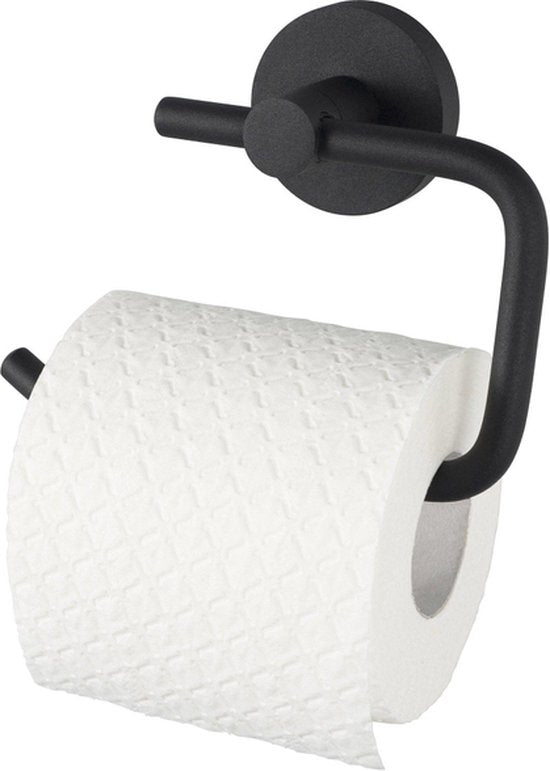 Haceka Kosmos - Toilettenpapierhalter - Mattschwarz