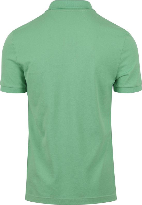 Lacoste - Polohemd Pique Mittelgrün - Slim-fit - Herren Polohemd Größe 4XL