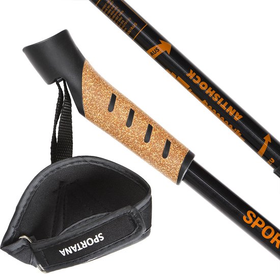 Deuba Sportana Nordic Walking Stöcke - orange