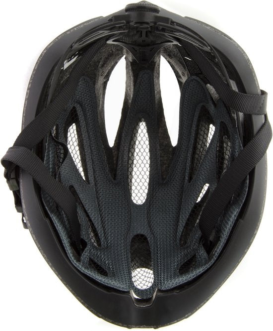 AGU Tesero Fahrradhelm - Schwarz - L/XL - inkl. Insektenschutzgitter