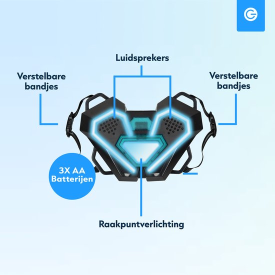 Silvergear Lasergame-Set für Kinder mit 2 Laserpistolen und 2 Westen – Interaktive Spielzeugpistole mit 15 m Reichweite – Schießspiel – Laser-Tag-Battle-Spielzeug für draußen – Geschenk für Jungen und Mädchen – 6, 7, 8, 9, 10, 11, 12, 13, 14, 15, 16 Jahre