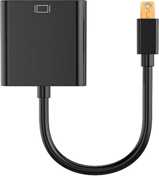 GarpexÂ® Mini DisplayPort zu VGA Adapter - Mini DP zu VGA Kabel - 1080p HD Auflösung - Schwarz