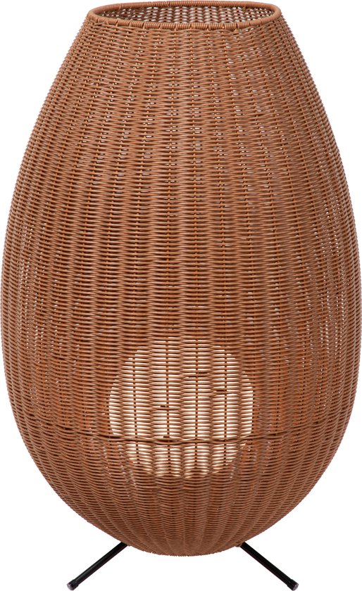 Lucide COLIN IP44 - Wiederaufladbare Stehleuchte Innen/Außen - Batterie/Batterie - LED 3 StepDim - 1x3W 3000K - IP44 - Natural