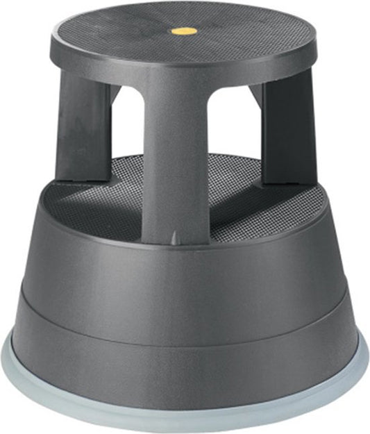 BRASQ Tritthocker Schwarz ST200 - Mobil - Kapazität 150 kg - Tritthocker - Tritthocker Erwachsene - Elefantenfuß