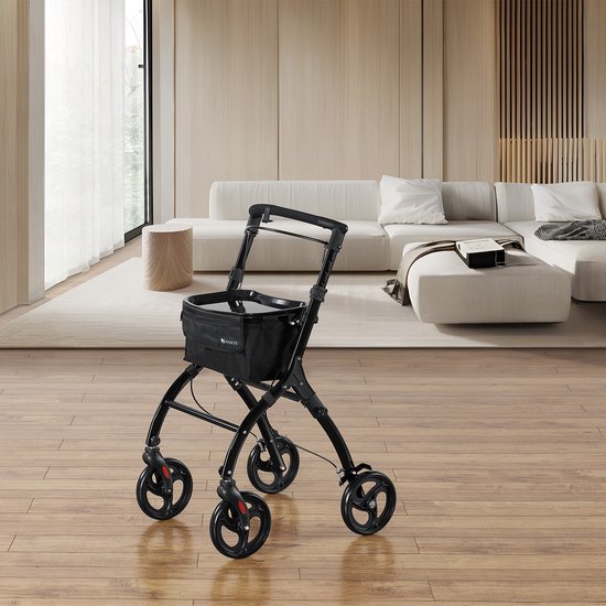 Aluminium-Rollator Active - Schwarz