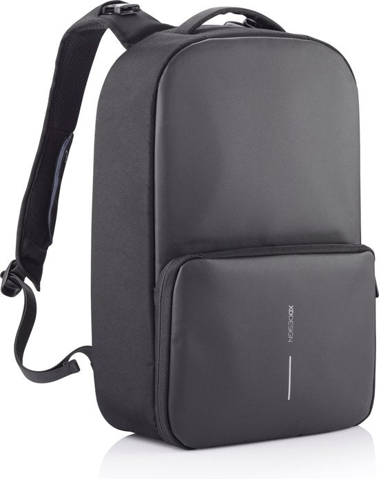 XD Design Flex Gym Bag - Anti-Diebstahl-Rucksack - 16 bis 24 Liter - Schwarz