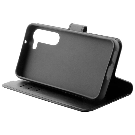 BeHello Samsung Galaxy S23 Gel Brieftasche Fall schwarz