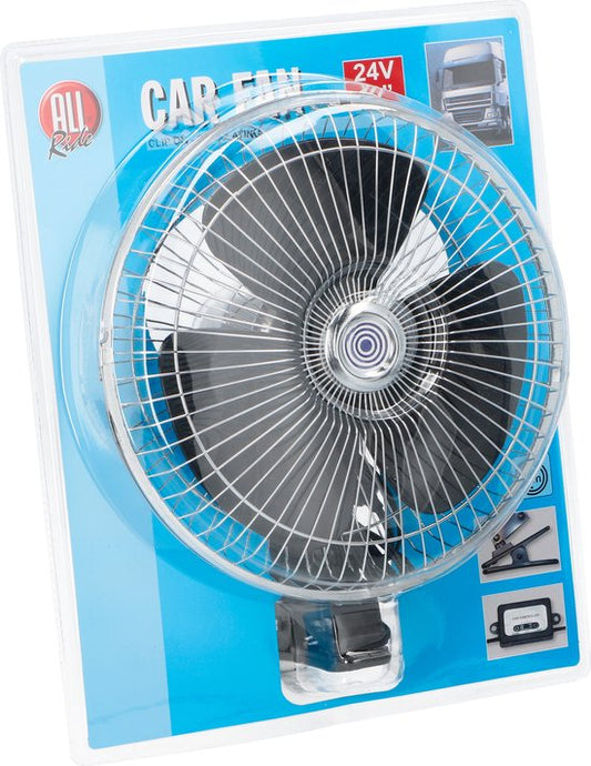 All Ride Mini Fan 24V - Lkw- und Pkw-Lüfter - mit Clip und Netzkabel 2M