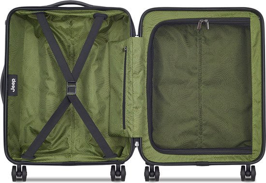 Jeep Handgepäck Koffer Slim 55 cm Avocado