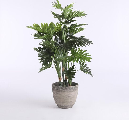 Mica Decorations Philodendron Künstliche Pflanze - H120 x Ø80 cm - Grün