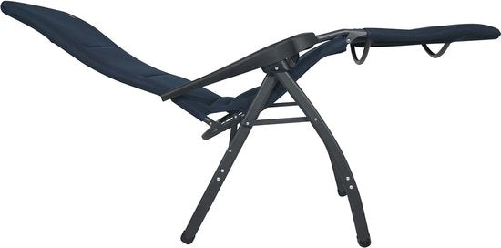 Crespo Relaxchair - AP/242 - Air-Deluxe - Ergonomisch & faltbar - Mit Kissen - Blau