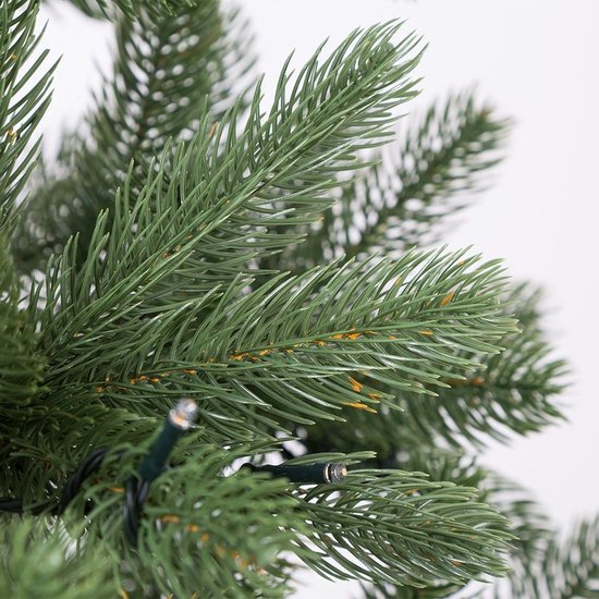 Casaria Künstlicher Weihnachtsbaum - 140cm Weihnachtsbeleuchtung 100 LEDS - Grün