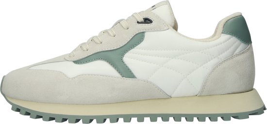 Blackstone SCORIA LEGEND - DG532 Weiß Grün Umwelt - Runner Sneaker - Herren - Off white - Größe: 44