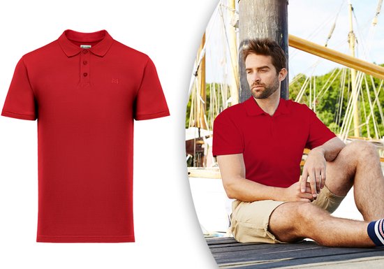 Milanoro - Elegantes Herren-Poloshirt - königsblau - XXL