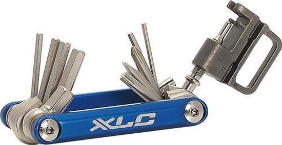 XLC Multitool – Fahrradwerkzeug – Taschenmodell – 12-teilig – TO-M07