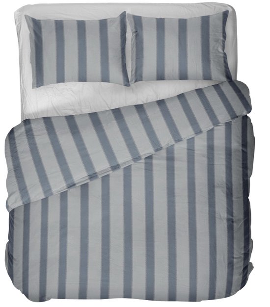 Kayori Mala Bettbezug aus Flanell – 260 x 200–220 + 2 Kissenbezüge – Superweich & wärmespeichernd – Einzelbetten – Blau