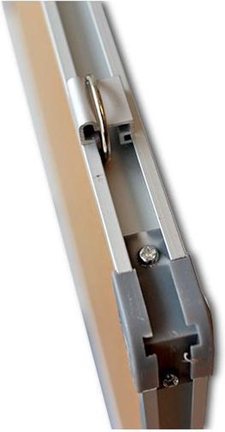 Pinnwand Kork - 90 x 120 cm - Modern - Aluminiumrahmen - Set mit 6 Pins