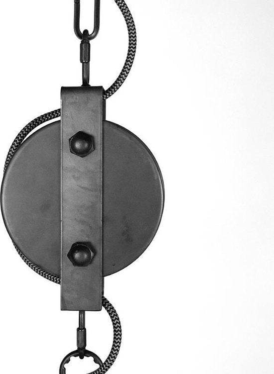 LABEL51 - Hängeleuchte Fuse - Stahl - Schwarz - Industriell - 47x47x42 cm