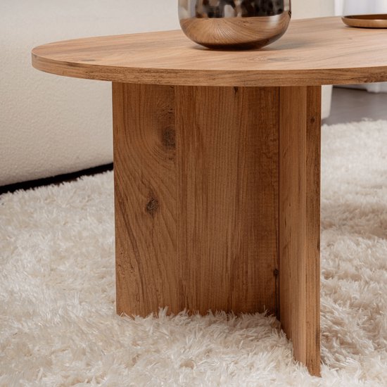 Holz-Couchtisch „Sand“ – 60 x 119 x 40 cm – Atlantische Kiefer