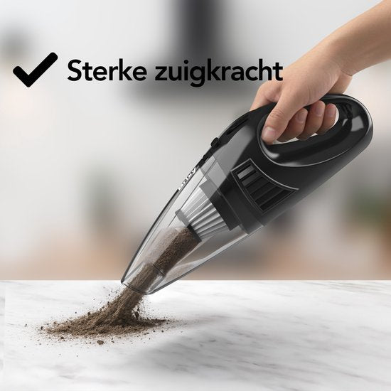 Brixy Dust buster Cordless - Handstaubsauger - Inklusive Aufsätze - Staubbuster - Grau