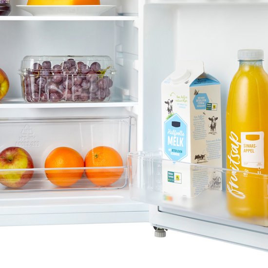 Inventum KV471W Tischkühlschrank 80 Liter - Mit Gefrierfach - 47,5 cm breit - LED-Beleuchtung - Geeignet für Wohnmobile - Freistehend - Weiß