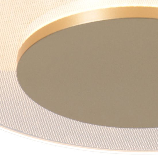 Steinhauer - Deckenleuchte - Lido - gold - Metall - Ø 36cm - LED - 7798GO