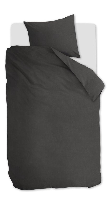 vtwonen Naturstein-Bettbezug - Lits-Jumeaux XL - 260x200/220 - Anthrazit