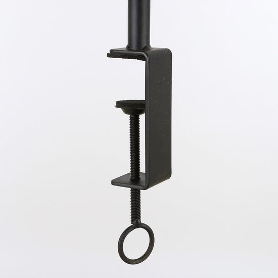 Mica Dekorationen Tischklemme - Metall - Schwarz - 250x1,5x 110 cm
