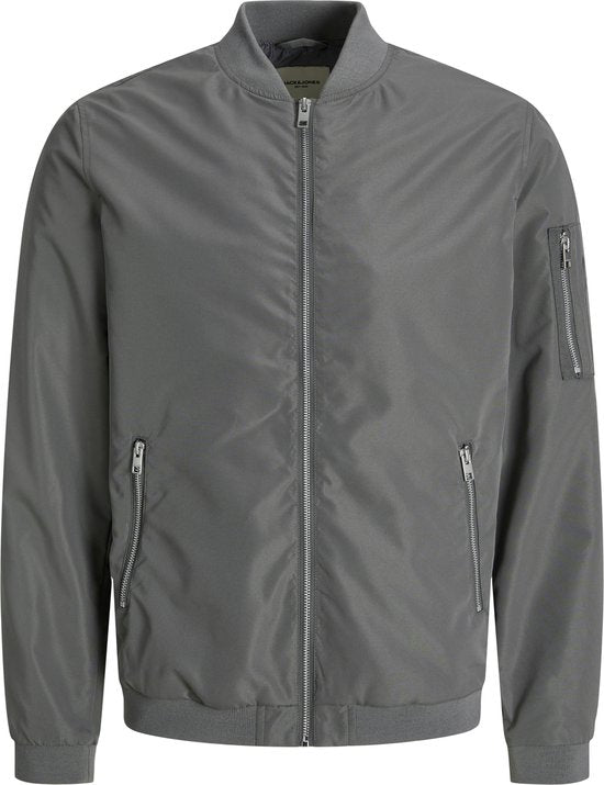 Jack & Jones - Herrenjacke Summer Mash Bomber - Grau - Größe XL