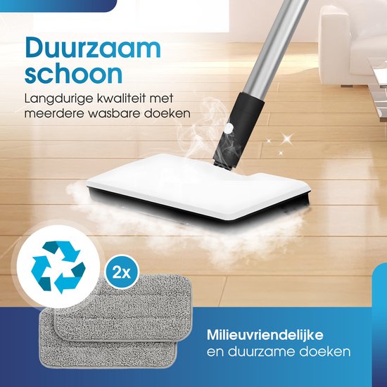 Novalance - SteamPro Dampfreiniger & Händetrockner - Teppichreiniger / Fleckenreiniger - Dampfreiniger - Dampfgerät - Boden, Sofa, Teppich