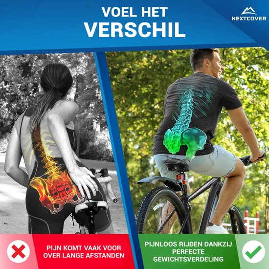 NEXTCOVER® Fahrradsattel Trekking mit Memory Foam 3.0 - Das Original - Ergonomischer Fahrradsattel Damen oder Fahrradsattel Herren mit Memory Foam 3.0 für maximalen Fahrkomfort - Fahrradsattel angenehm weich