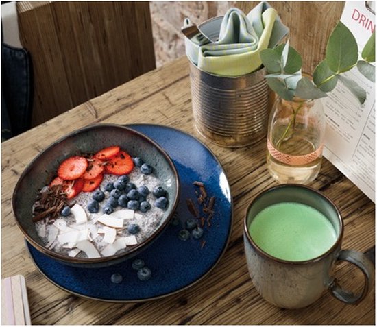 Villeroy & Boch Frühstücksteller / Dessertteller Lave – ø 23 cm – Blau