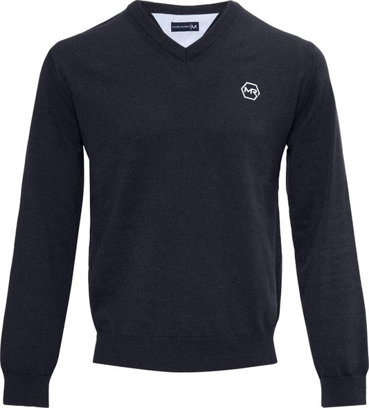 Mario Russo Pullover - Marineblau - Größe M - Italienische Qualität